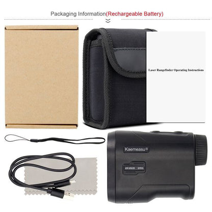 KM-M600 Laser Rangefinder High Precision Outdoor Handheld Golf Electronic Ruler Multifunctional Telescope