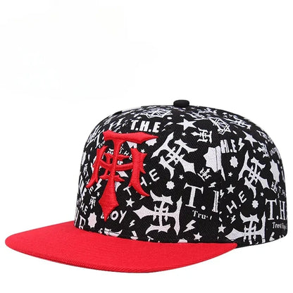 Fashion Hip Hop Snapback Cap Men Cotton Adjustable Matching Color Baseball Caps For Men Outdoor Casual Sports Golf Trucker Hat