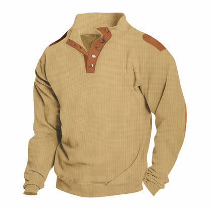 Embroidered button polo shirt sports polo shirt